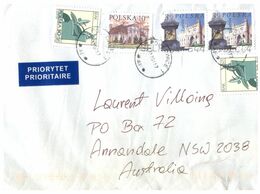(L 6)  Poland To Australia -  Stamp On Cover - - Lettres & Documents