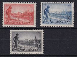 Australia 1934 Vic Centenary P.10.5 SG 147-49 Mint Hinged - Nuovi