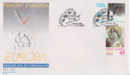 Enveloppe  FDC  1er  Jour    ANDORRE  ANDORRA    EUROPA    1993 - Other & Unclassified