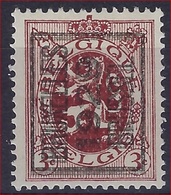 BELGIE - OBP Nr PRE 202 A -Dubbeldruk/double Surcharge "BRUSSEL 1929" - Typo - Heraldieke Leeuw - Préo/Precancels ** MNH - Typos 1929-37 (Heraldischer Löwe)
