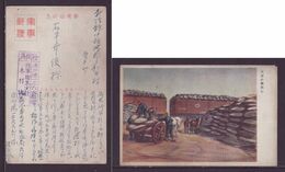 JAPAN WWII Military Picture Postcard Manchukuo Mukden Central PO China WW2 MANCHURIA CHINE MANDCHOUKOUO JAPON GIAPPONE - 1941-45 China Dela Norte