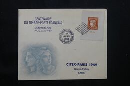 FRANCE - Enveloppe FDC En 1949 , Citex - L 69854 - ....-1949