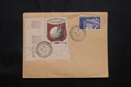 FRANCE - Vignette , Timbre (coin Daté) Et Oblitération En 1951 Sur L'Expo Textile Inter De Lille - Défauts - L 69856 - Covers & Documents