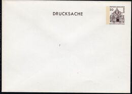 Berlin, 1966, PU, Bauwerke I, 10 Pf. Drucksache - Enveloppes Privées - Neuves