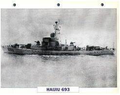 (25 X 19 Cm) (26-08-2020) - H - Photo And Info Sheet On Warship - Russia Navy - Haijiu 693 - Bateaux