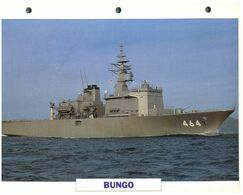 (25 X 19 Cm) (26-08-2020) - H - Photo And Info Sheet On Warship - Japan Navy - Bungo - Bateaux
