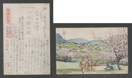 JAPAN WWII Military Japanese Soldier Postcard NORTH MANCHUKUO CHINA WW2 MANCHURIA CHINE MANDCHOUKOUO JAPON GIAPPONE - 1932-45 Mantsjoerije (Mantsjoekwo)