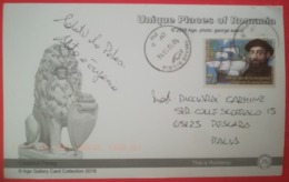 ROMANIA COVER TO ITALY - Cartas & Documentos