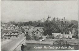 ANGLETERRE SUSSEX ARUNDEL THE CASTLE AND RIVER ARUN - Arundel