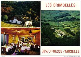 Carte Postale 88. Fresse-sur-Moselle  Hotel-Restaurant "Les Brimbelles" Trés Beau Plan - Fresse Sur Moselle