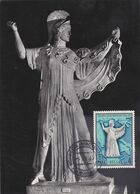 Carte Maximum  Peinture Sculpture Grèce 1969 Athena - Maximum Cards & Covers