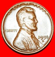 * WHEAT PENNY (1909-1958): USA  1 CENT 1956D! LINCOLN (1809-1865) LOW START NO RESERVE! - 1909-1958: Lincoln, Wheat Ears Reverse