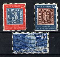 Alemania (Bizona) Nº 77/78 Y 82. Año 1949 - Altri & Non Classificati