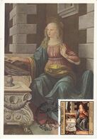 Carte Maximum  Peinture Sculpture Bulgarie 1980 Leonardo Da Vinci Leonard De Vinci - Covers & Documents
