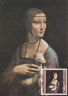 Carte Maximum  Peinture Sculpture Bulgarie 1980 Leonardo Da Vinci Leonard De Vinci - Covers & Documents