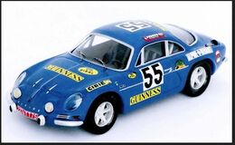 Alpine Renault A110 - Guinness - J.-M.Jacquemin/B.Palayer - 1000 Kms Spa 1970 #55 - Troféu - Trofeu