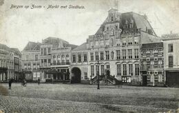 Nederland, BERGEN OP ZOOM, Markt Met Stadhuis (1917) Ansichtkaart - Bergen Op Zoom