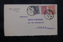 GRECE - Enveloppe Commerciale De Mételin Pour Paris - L 70035 - Cartas & Documentos