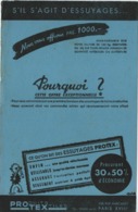 Buvard Ancien/ Produits Textiles/ PROTEX/ Rue Marcadet  Paris XIIIéme /Vers 1950    BUV471 - Vestiario & Tessile