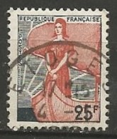 FRANCE N° 1216 OBLITERE - 1959-1960 Marianne à La Nef