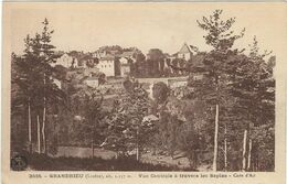 LOZERE : Grandrieu, Vue Centrale A Travers Les Sapins - Gandrieux Saint Amans