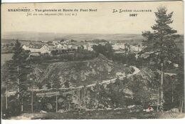 LOZERE : Grandrieu, Vue Générale Et Route Du Pont Neuf - Gandrieux Saint Amans