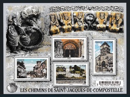FRANCE 2015 Les Chemins De Compostelle: Sheetlet Of 4 Stamps UM/MNH - Ungebraucht