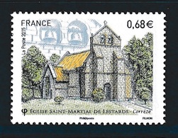 FRANCE 2015 Tourism/Church Of Saint-Martial De Lestards, Corrèze: Single Stamp UM/MNH - Unused Stamps