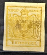 AUSTRIA 1850 - MNH - ANK 1Nb. - Neudruck 1884 - 1kr - Prove & Ristampe