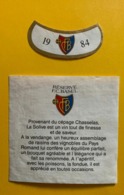 15716 - Réserve F.C. Basel 1984 Chasselas La Solive - Fútbol