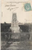 D41 - MOREE - LE MONUMENT DES COMBATTANTS DE 1870 - PRECURSEUR - Moree