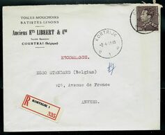 Doc. De KORTRIJK - P 1 P - Du 02/04/64  En Rec. ( E ) - Landpost (Ruralpost)