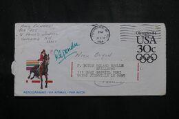 ETATS UNIS - Entier Postal Jeux Olympiques, De Manchester En 1984 Pour La France - L 70189 - 1981-00