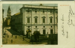 ACIREALE - VILLETTA LEONARDO VICO E PALAZZO FLORISTELLA - EDIZIONE DR. TRENKLER - SPEDITA 1907 ( 4888) - Acireale