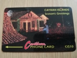 CAYMAN ISLANDS  CI $ 10,-  CAY-11A  CONTROL NR 11CCIA  CARIFTA GAMES 1995     NEW  LOGO     Fine Used Card  ** 3082** - Iles Cayman