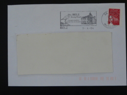 56 Morbihan Belz Oiseau Bird (ex 2) - Flamme Sur Lettre Postmark On Cover - Mechanical Postmarks (Advertisement)