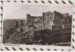 4AG1456 BURG RHEINFALS BEI ST GOAR   2  SCANS - Rhein-Hunsrueck-Kreis