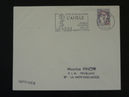 61 Orne L'Aigle Portes Ouvertes Laboratoires Pharmaceutiques 1966 - Flamme Sur Lettre Postmark On Cover - Pharmacy