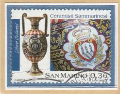 RSM Fr. USATI 090 - San Marino 2009 - "CERAMISTI SAMMARINESI" 1v. Da € 0,36 - Oblitérés