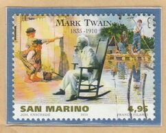 RSM Fr. USATI 094 - San Marino 2010 - "MARK TWAIN" 1v. Da € 4,95 - Usati