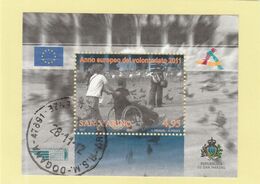 RSM Fr. USATI 096a - San Marino 2011 - "VOLONTARIATO" Foglietto 1v. Da € 4,95 - Usados