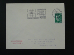 69 Rhone Lyon RP Ipharmex Pharmacie Pharmacy 1969 (ex 1) - Flamme Sur Lettre Postmark On Cover - Pharmacy