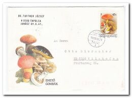 1993, 2 Letters From Tapolca To Vilshofen Germany, Mushrooms - Cartas & Documentos