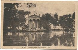 R3695 Roma - Villa Borghese - Giardino Del Lago / Viaggiata 1924 - Parks & Gardens