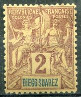 DIEGO SUAREZ - Y&T  N° 39 * - Unused Stamps