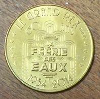 75002 PARIS LE GRAND REX MDP 2014 MÉDAILLE SOUVENIR MONNAIE DE PARIS JETON TOURISTIQUE MEDALS TOKENS COINS - 2014