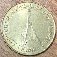 75001 PARIS TOUR EIFFEL OFFICE DU TOURISME MDP 2001 MÉDAILLE MONNAIE DE PARIS JETON TOURISTIQUE TOKEN MEDALS COINS - 2001