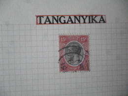 TANGANYIKA SG MINT HINGED OR USED AS PER SCAN - Tanganyika (...-1932)