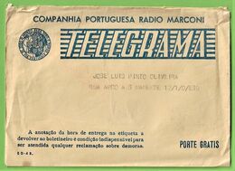 História Postal - Funchal - Telegrama - Rádio Marconi - Telegram - Madeira - Portugal - Covers & Documents