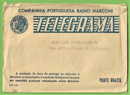 História Postal - Funchal - Telegrama - Rádio Marconi - Telegram - Madeira - Portugal - Storia Postale